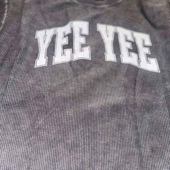 YEE YEE Apparel Corded Crew Crewneck Sweatshirt Grey XL - Picture 2 of 4